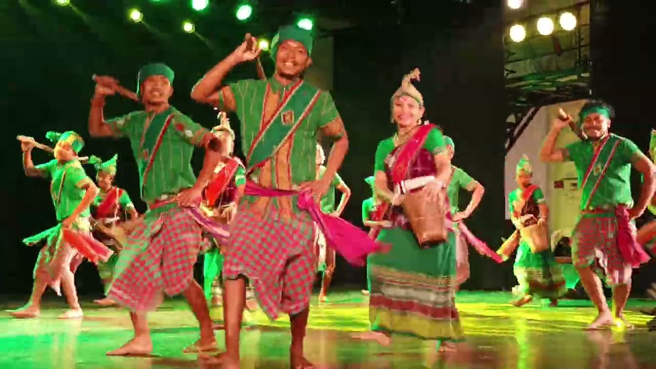 Chhaygaon Ancholik Rabha Kristi Dol from Kamrup performs Hamzar Dance, May 20.
