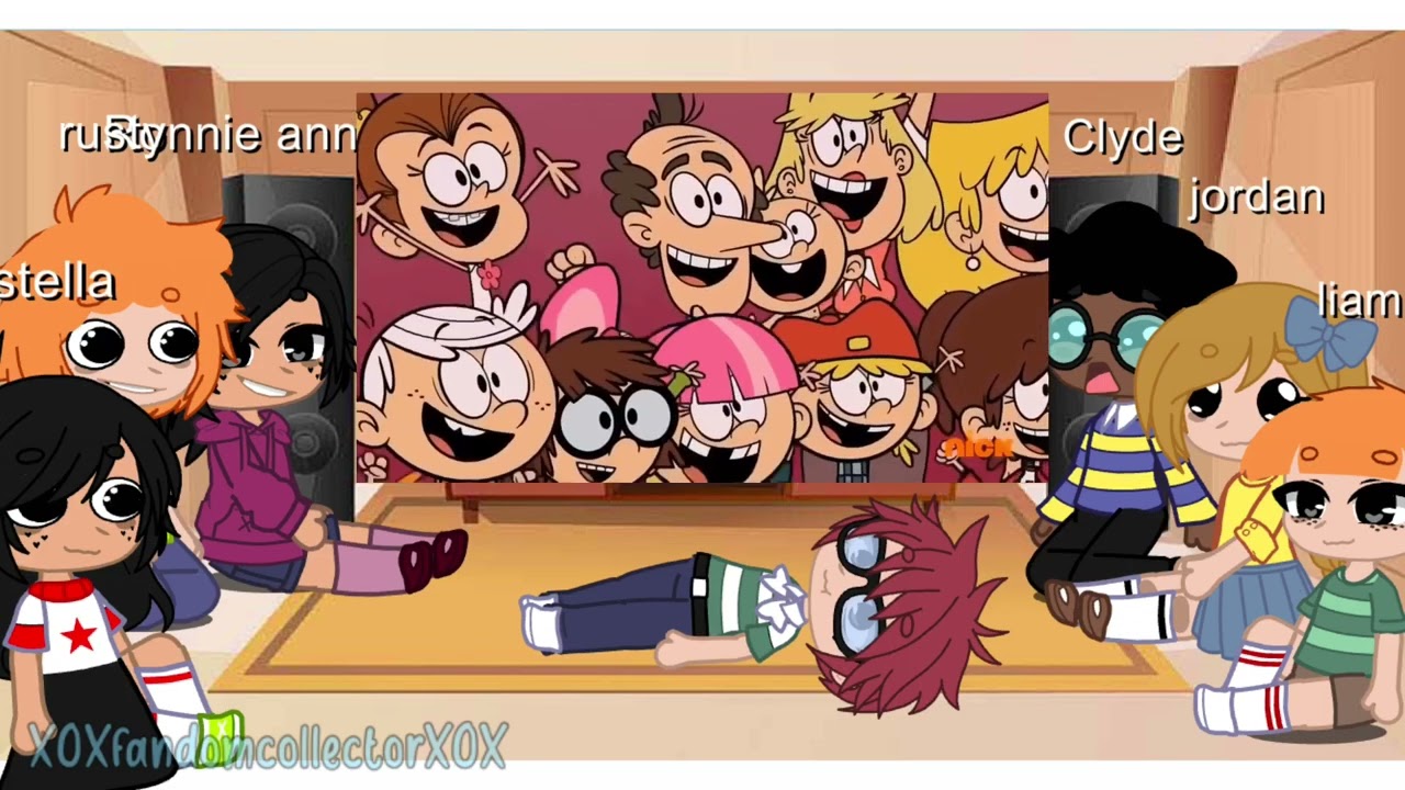 Lincolns friends react to play it loud | ft.Lincoln’s friends + my oc (NO PART 2)