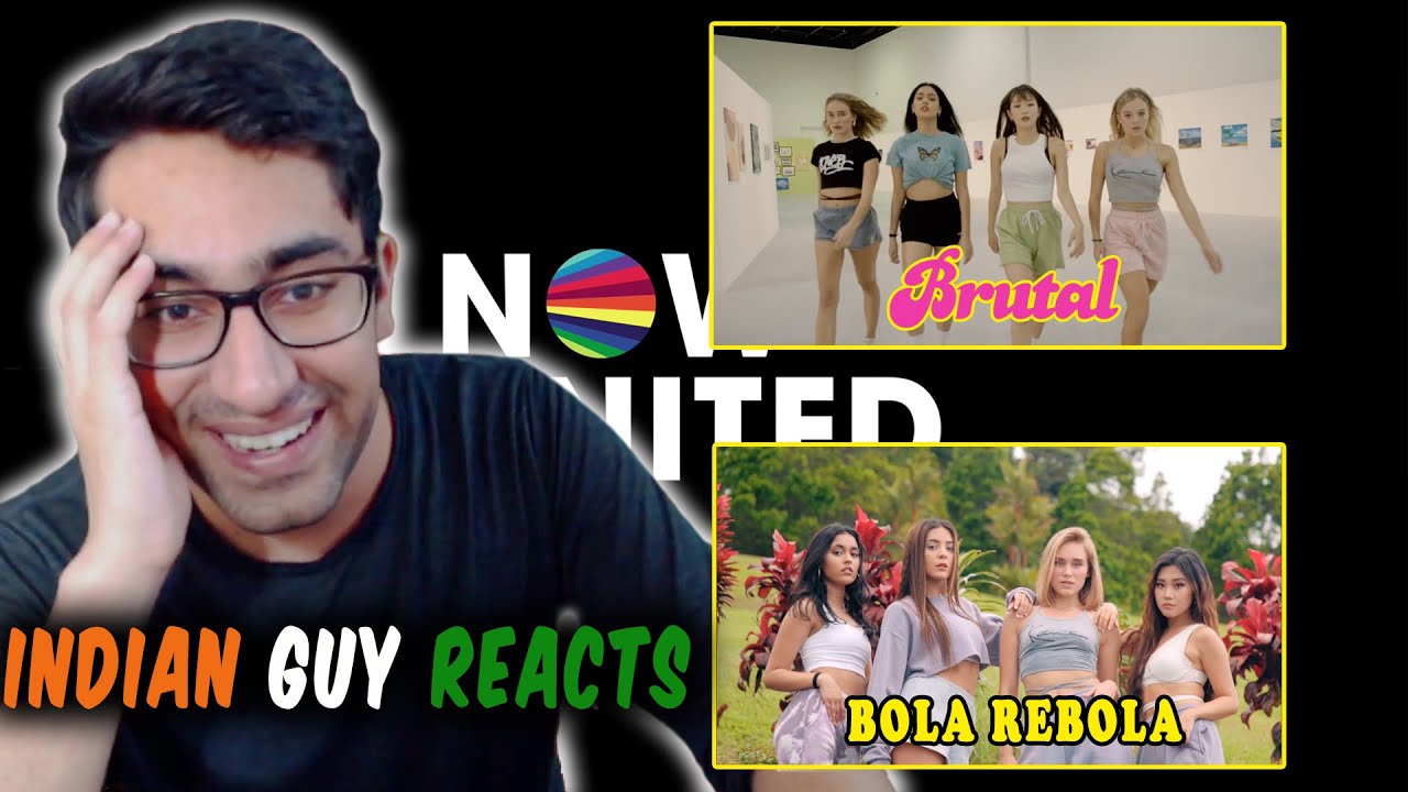 INDIAN GUY REACTS to Now United Dancing to Brutal by Olivia Rodrigo & Bola Rebola