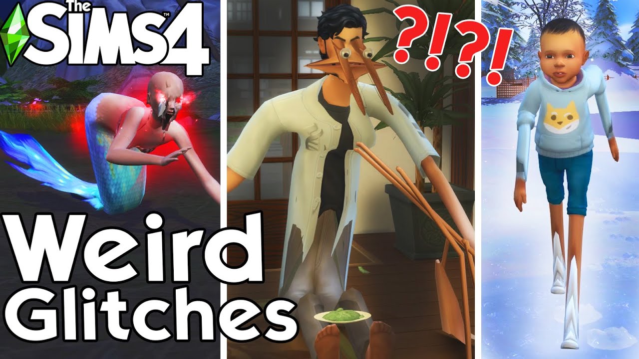 Исследуем забавные и жуткие глюки в The Sims 4
