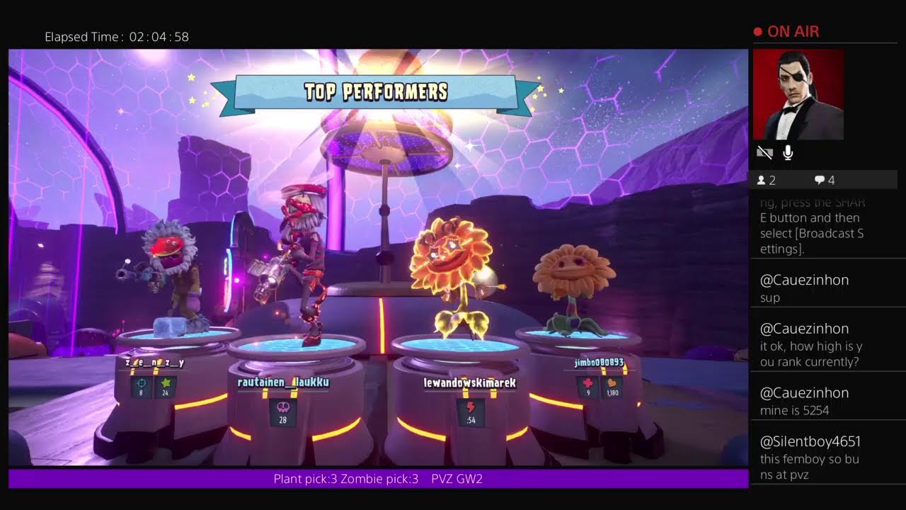 PVZ GW2 streaming to max rank plus 1v1