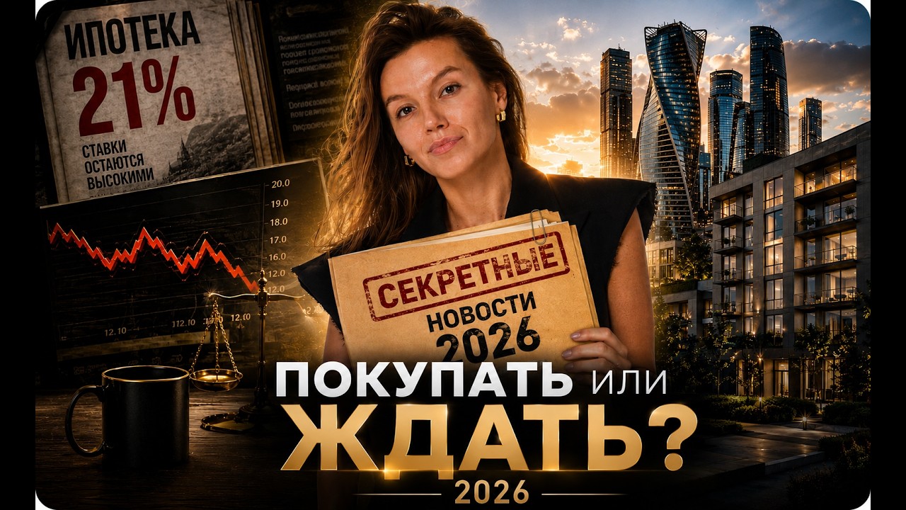 Цены на недвижимость 2026: покупать сейчас или ждать?