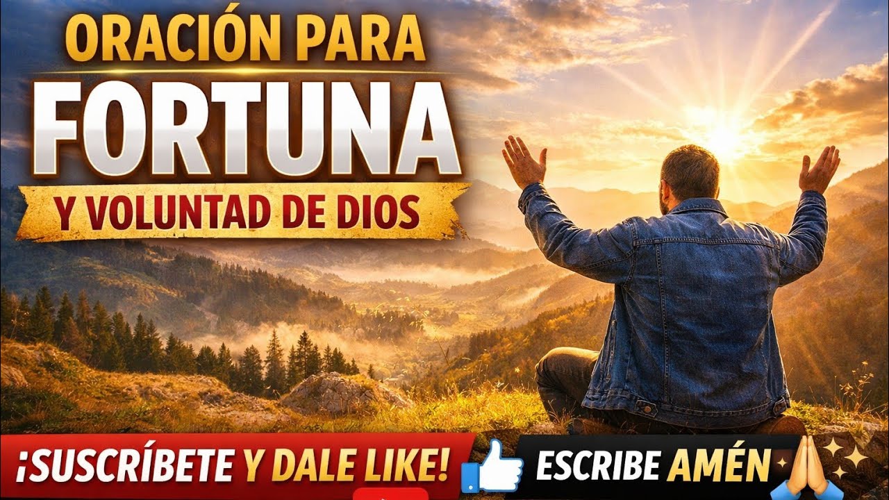 Oración por la Fortuna y la Voluntad de Dios | Oración Poderosa por Bendición y Dirección