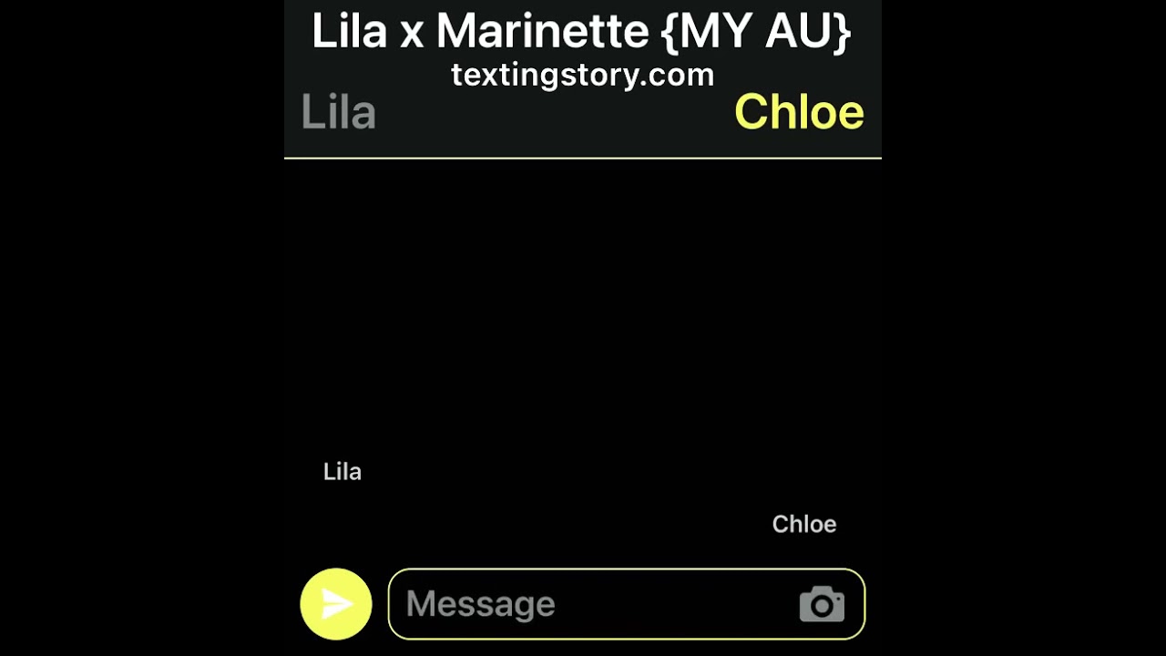 Lila x Marinette {Different AU MlB Texting Story} [Part 1]