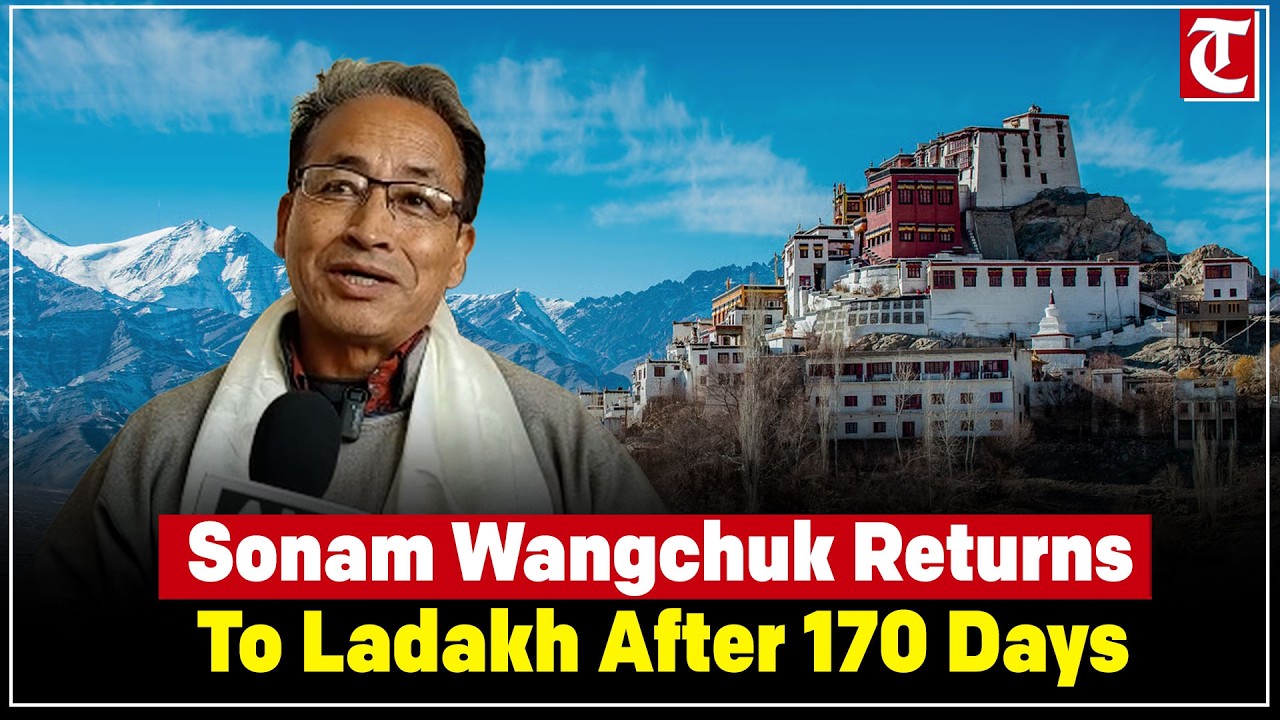 Climate activist Sonam Wangchuk returns to Ladakh after 170 days, shares message of hope