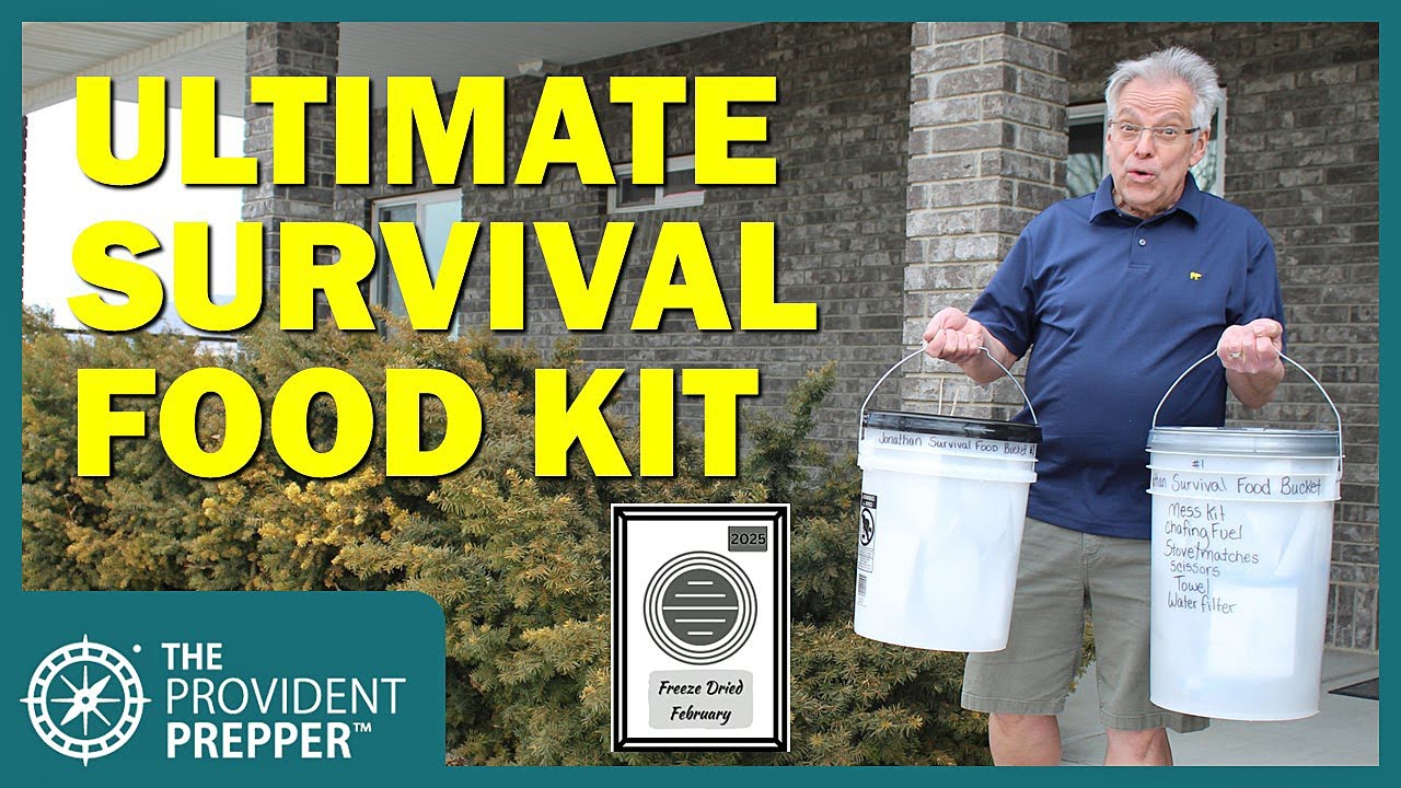 The Ultimate Freeze-Dried Food Survival Bucket  #freezedriedfebruary
