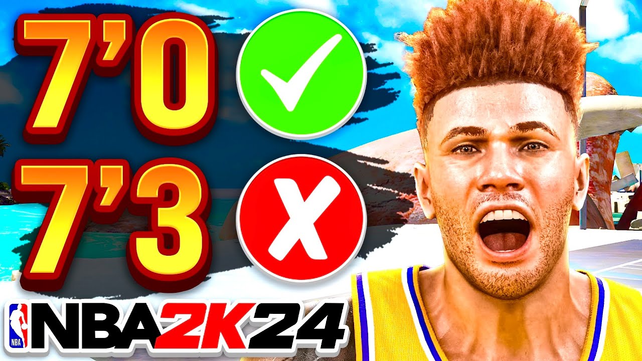 HOW TALL IS TOO TALL FOR A CENTER IN NBA 2K24?