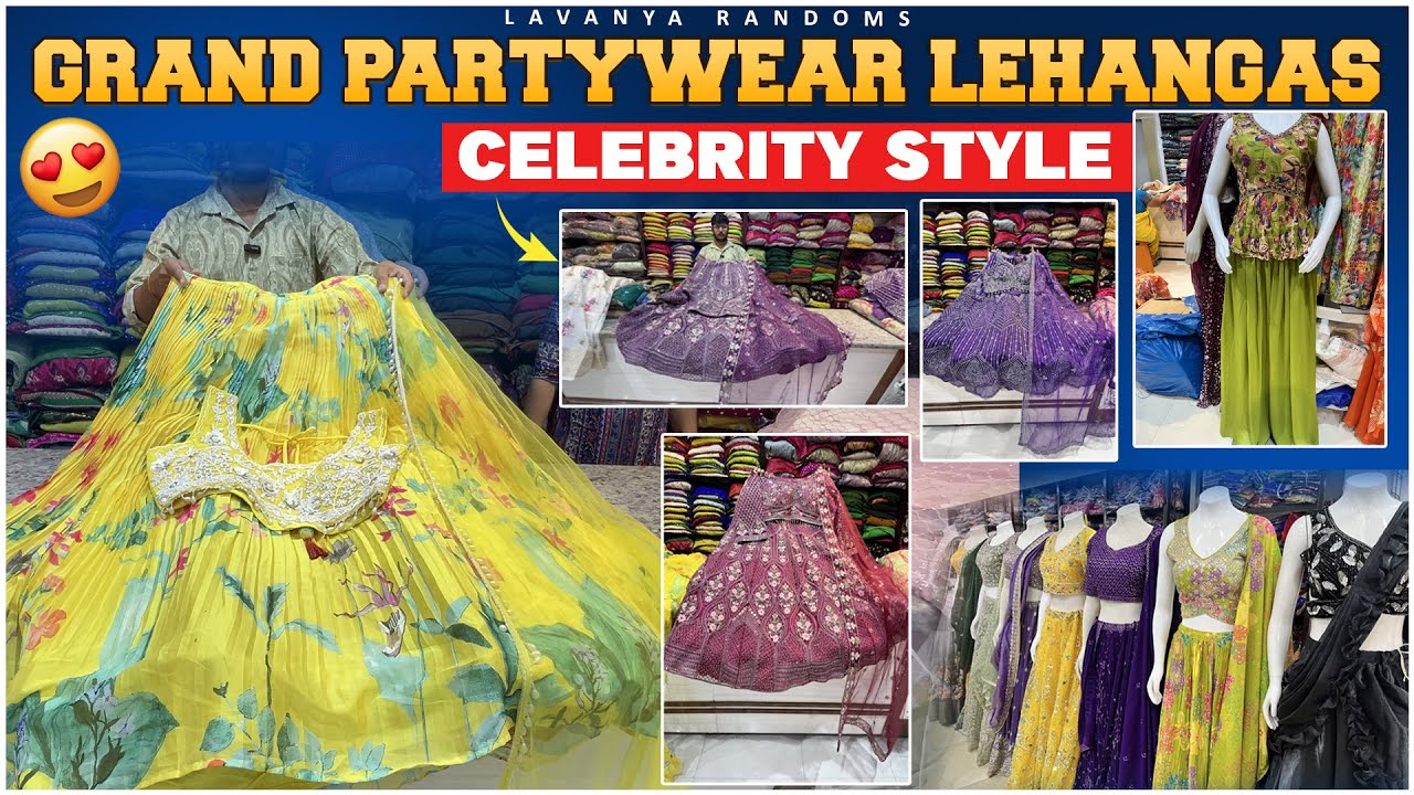 Grand Partywear Lehangas Celebrity Style Most Trending