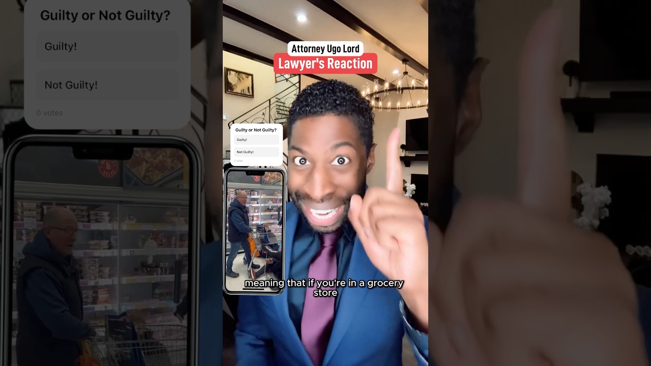Protesters take over a grocery store. Did the shopper commit a crime? Attorney Ugo Lord reacts!