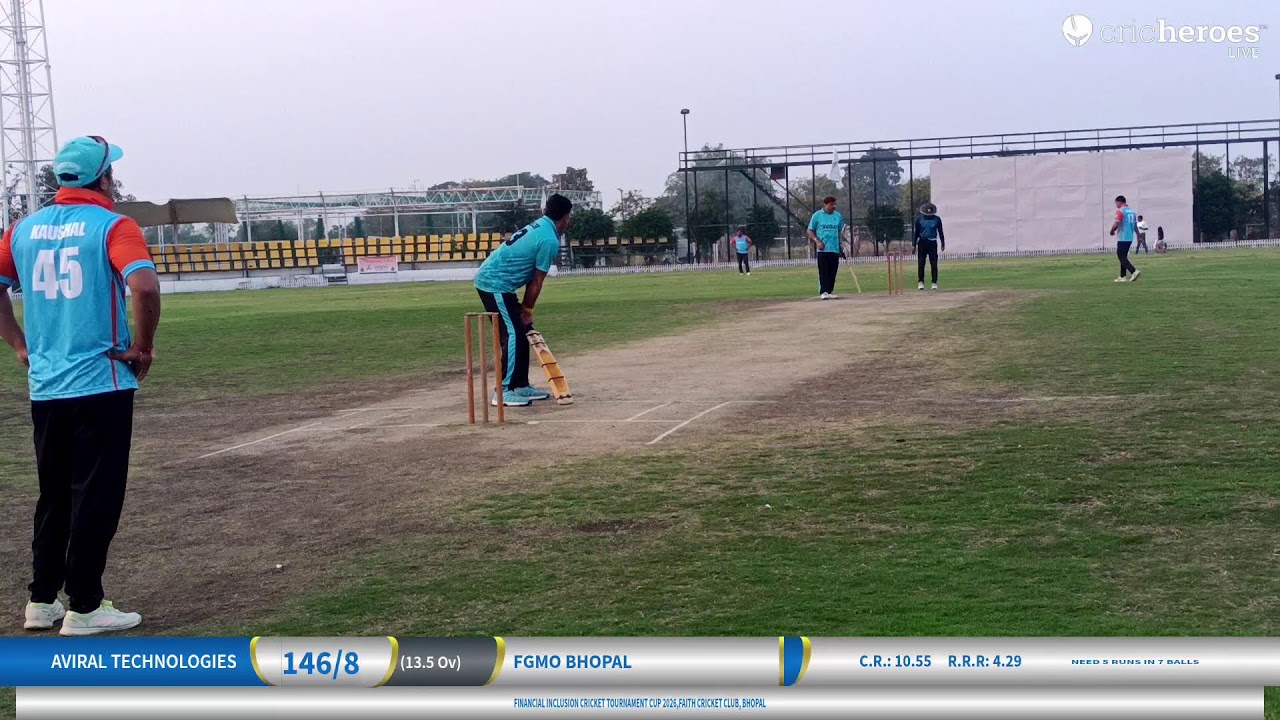 Financial Inclusion Cricket Tournament Cup 2026 LIVE | Aviral Technologies vs FGMO Bhopal LIVE @ FCC