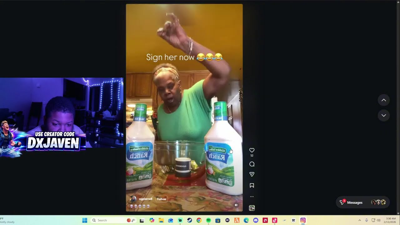 DxJaven Reacts To Unhinged Memes From The Internet Ep6 #funny #react #trending