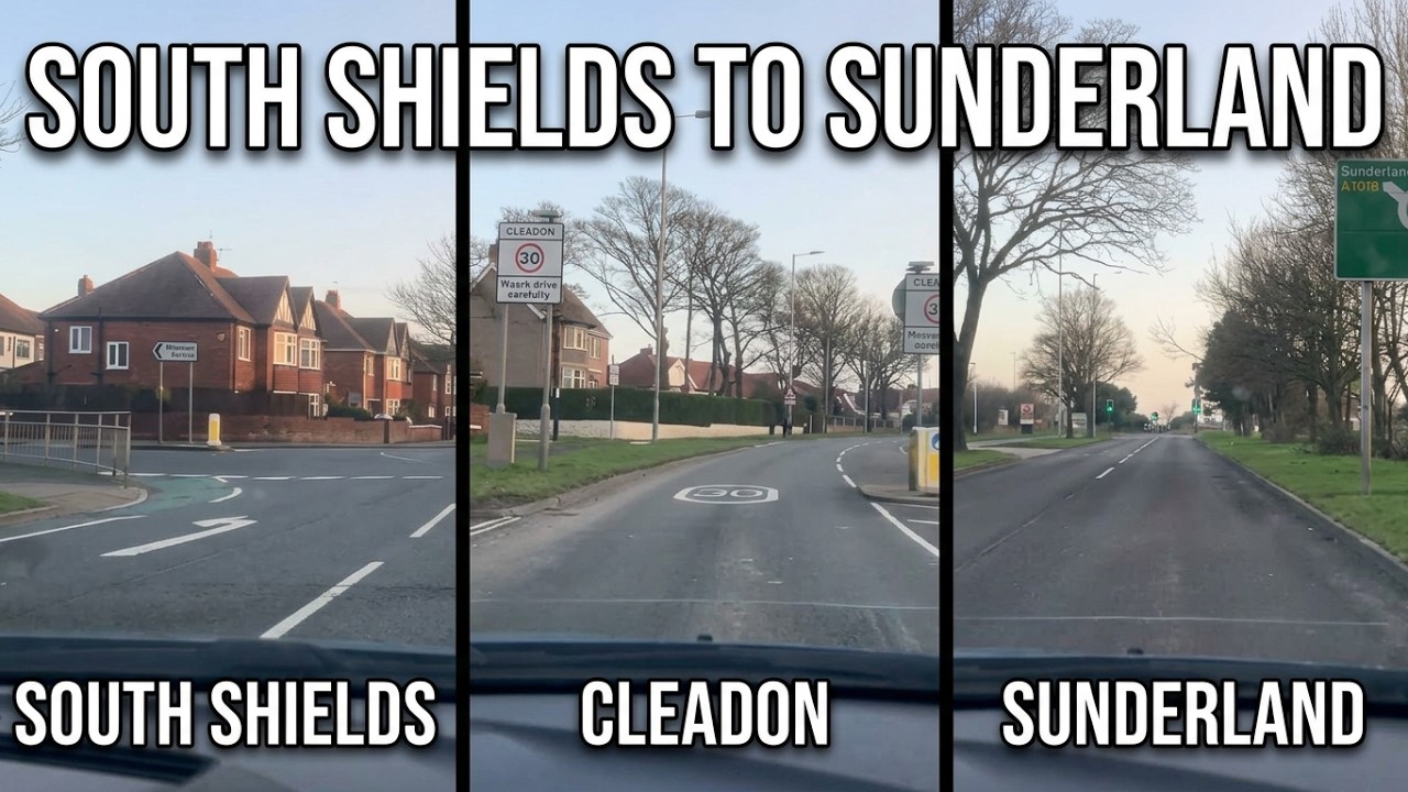 Drive from South Shields to Sunderland 2026