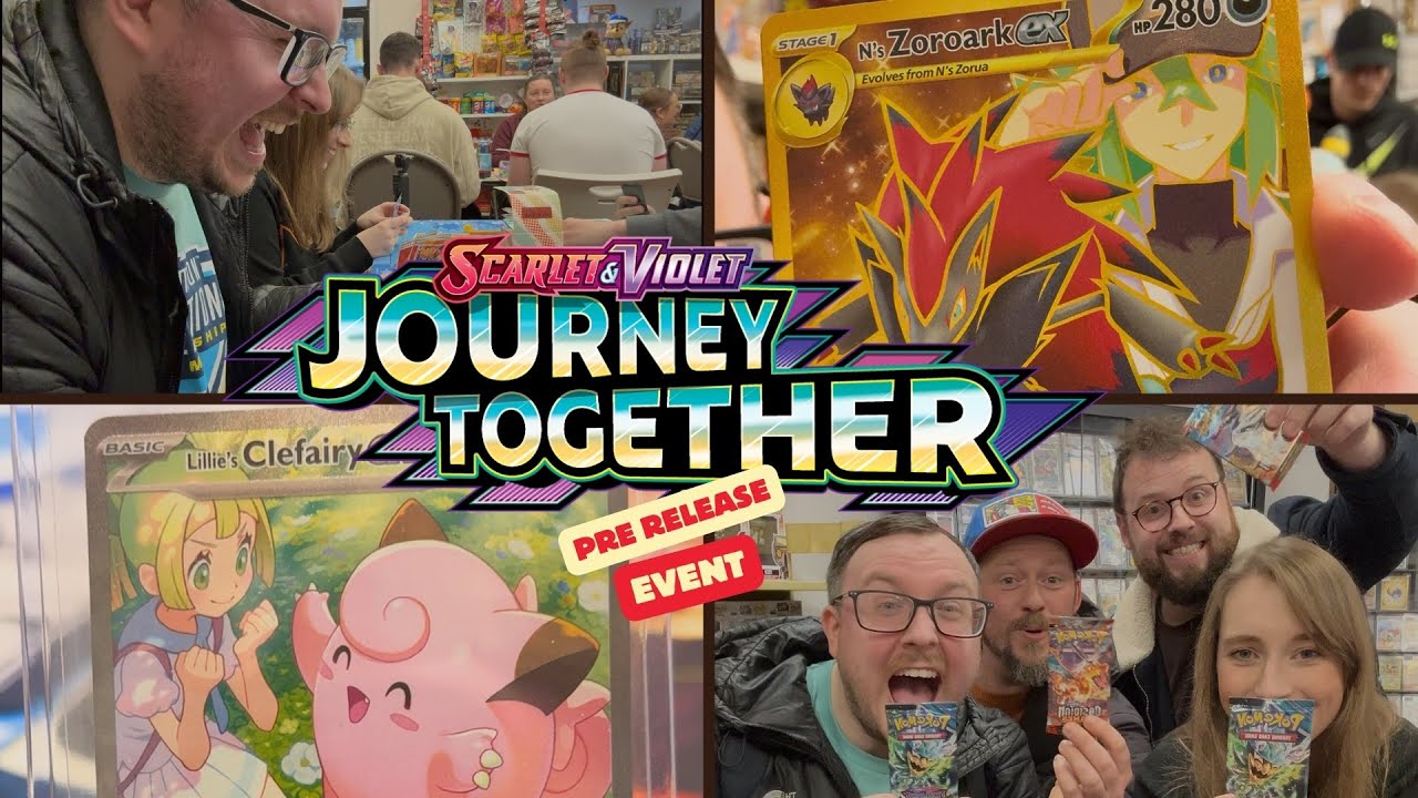 Pok&eacute;mon Journey Together Pre-Release! 🔥 INSANE PULLS & Epic Battles! | Why YOU Should Go!
