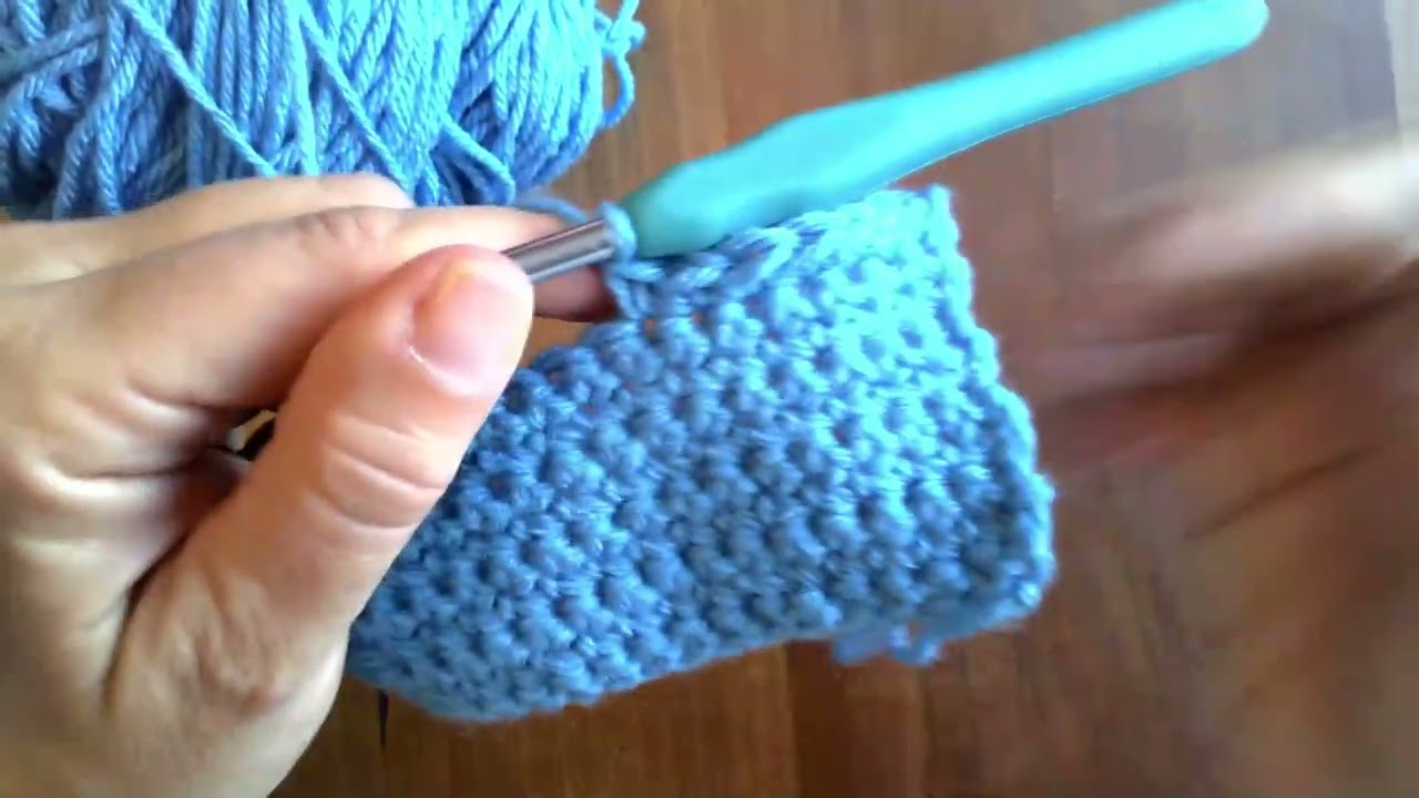 How to Work a Row of Single Crochet Stitches