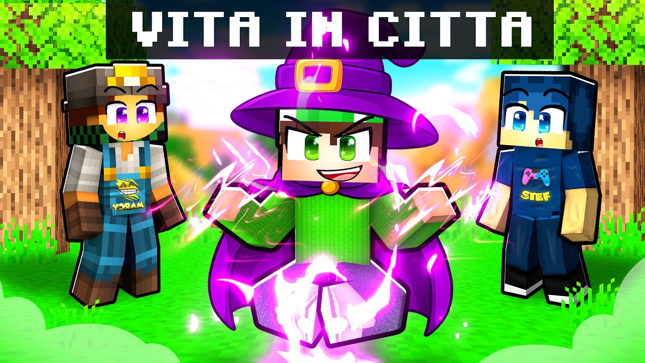 IL MIO NUOVO RITUALE nella VITA IN CITT&Agrave; 1 REMAKE su MINECRAFT!