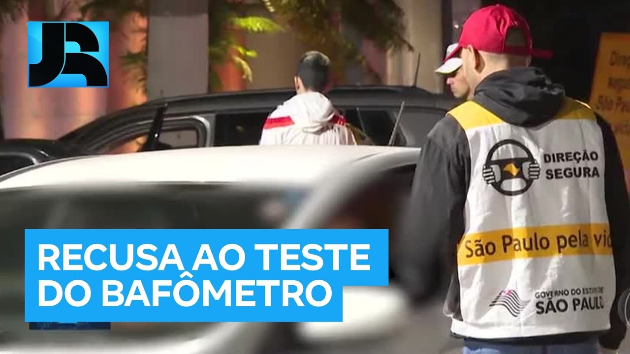 Motoristas se recusam a fazer teste do baf&ocirc;metro para tentar escapar da pris&atilde;o em flagrante