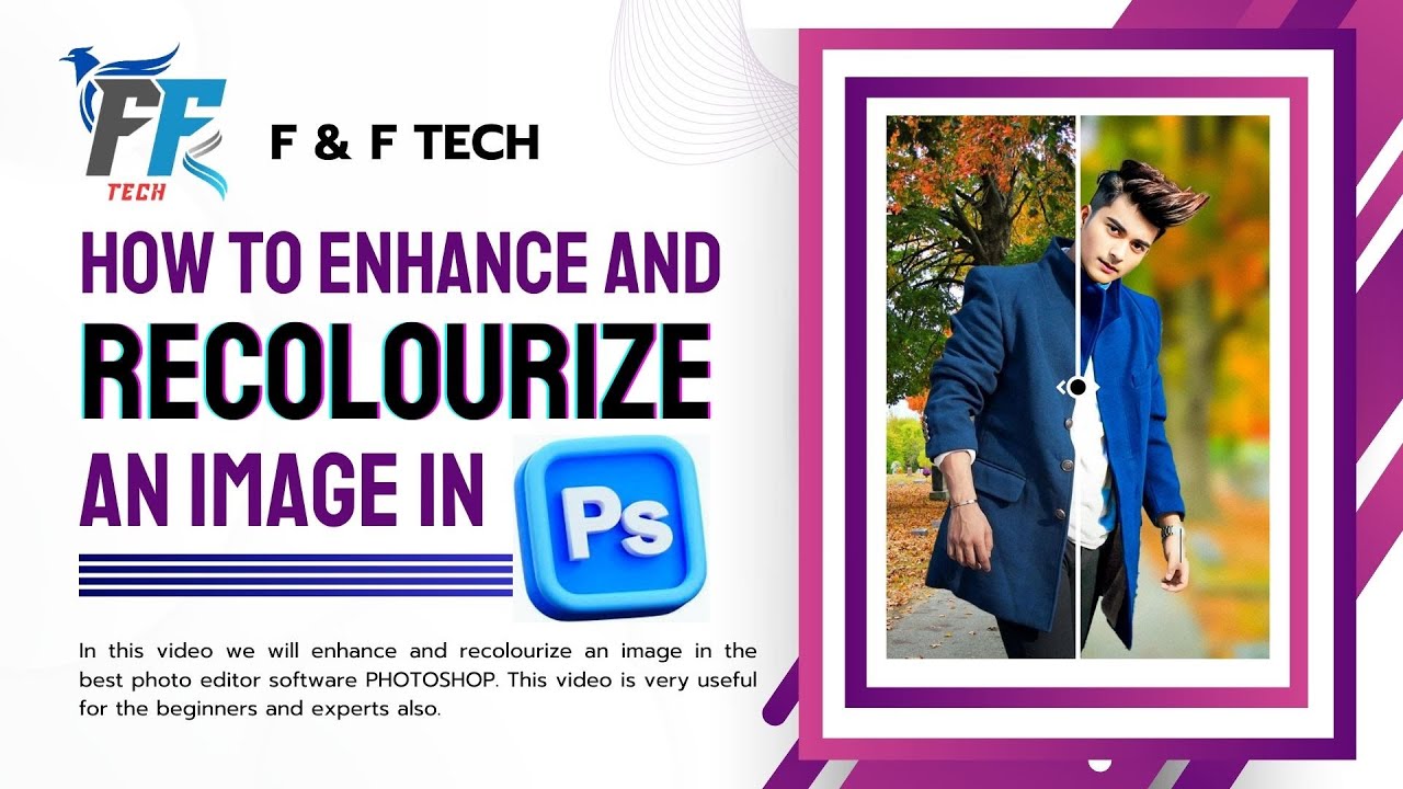 recolorization of image on one click | Recolourization of image in photoshop | Enhancing of an image