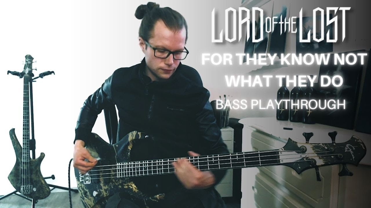 LORD OF THE LOST - For They Know Not What They Do (Bass Playthrough) | Napalm Records