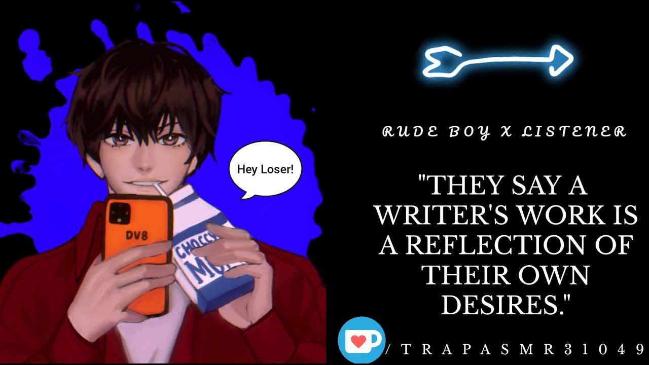 ASMR Roleplay - Your Toxic Rude Bully/Crush Catches You Writing Yaoi [M4M] [Degradation] [Spicy]