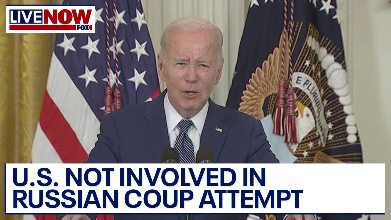 Russia Coup Halted: Biden emphasizes U.S. not involved | | LiveNOW from FOX