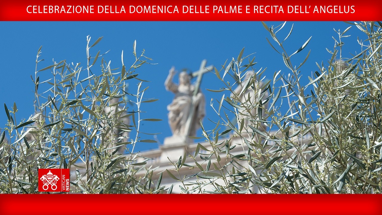 Celebrazione della Domenica delle Palme, recita dell&rsquo;Angelus, 29 marzo 2026 - Papa Leone XIV