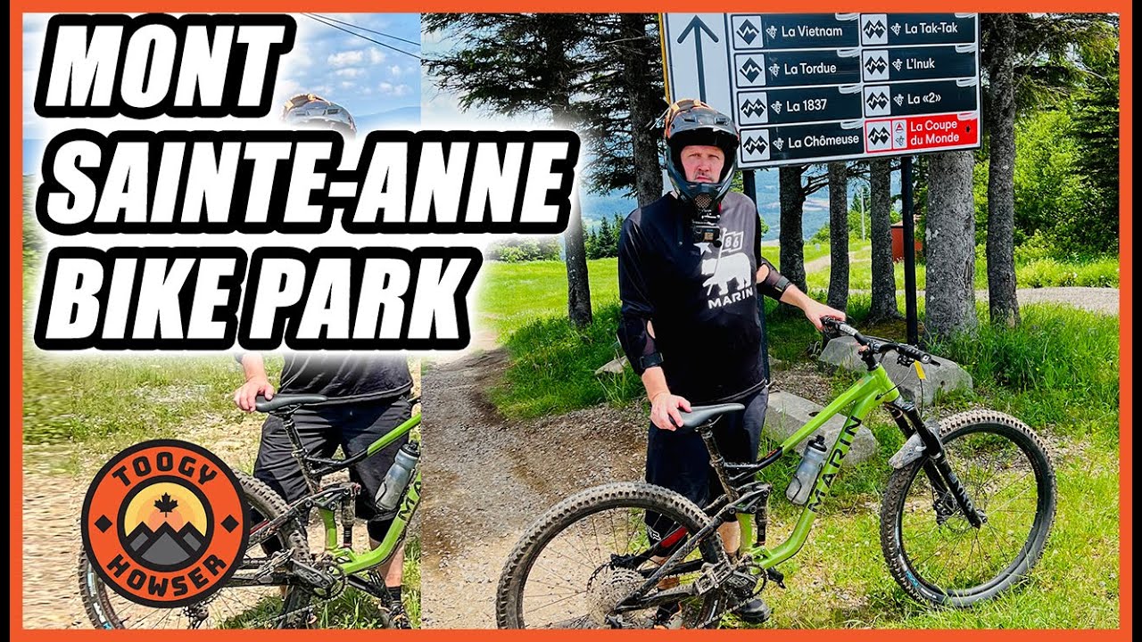 Mont-Sainte-Anne Downhill bike park in Quebec