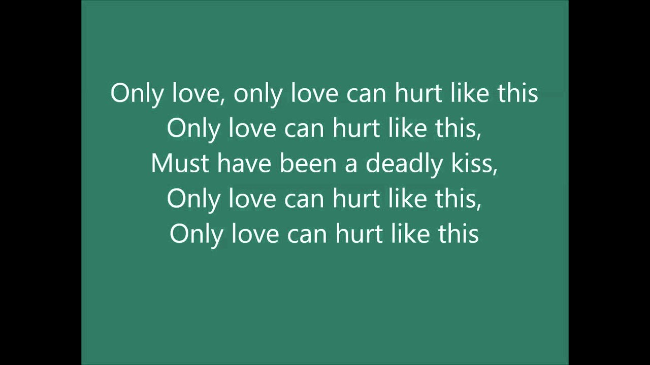 Only Love Can Hurt Like This ~ Paloma Faith ~ Lyrics