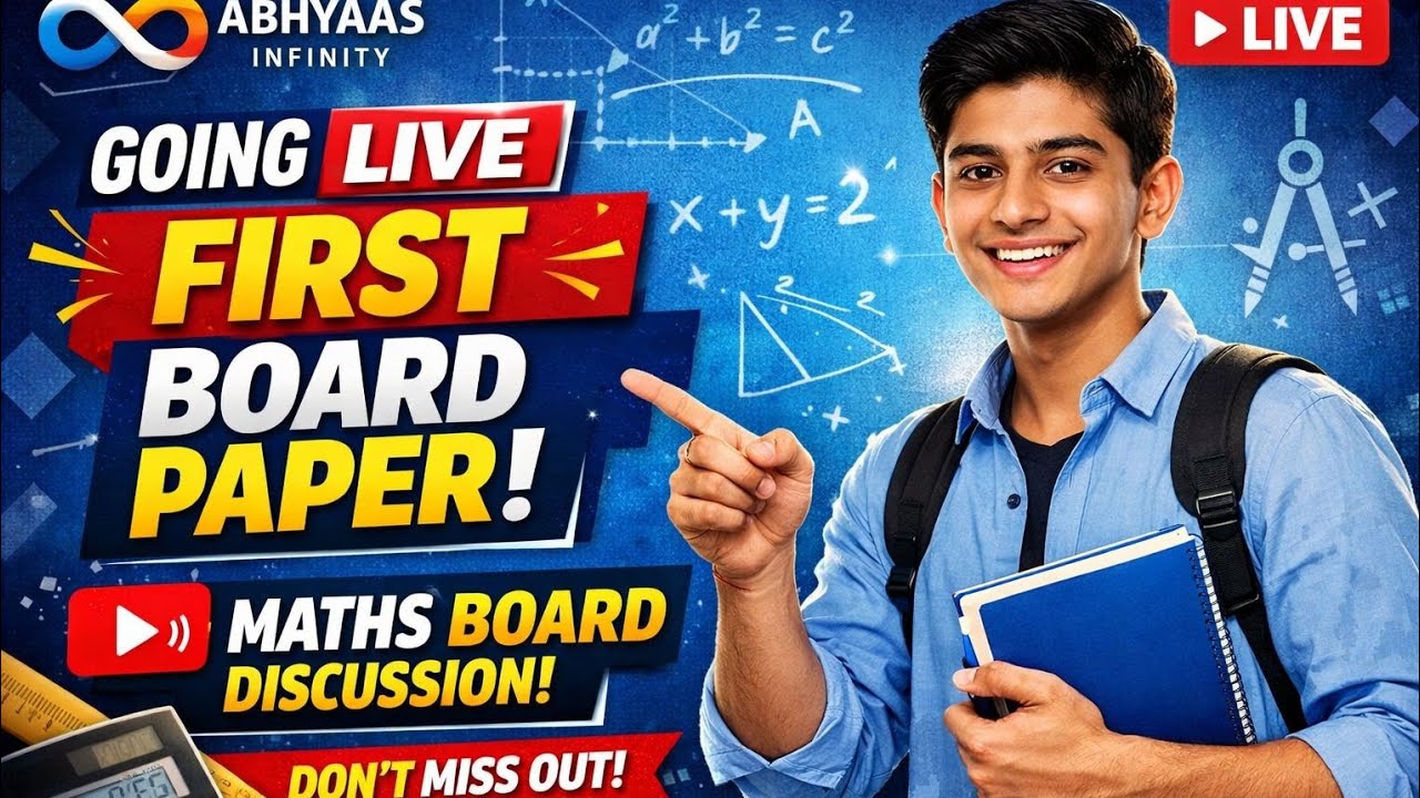 Abhyaas Infinity is live! Maths paper discusses class 10.