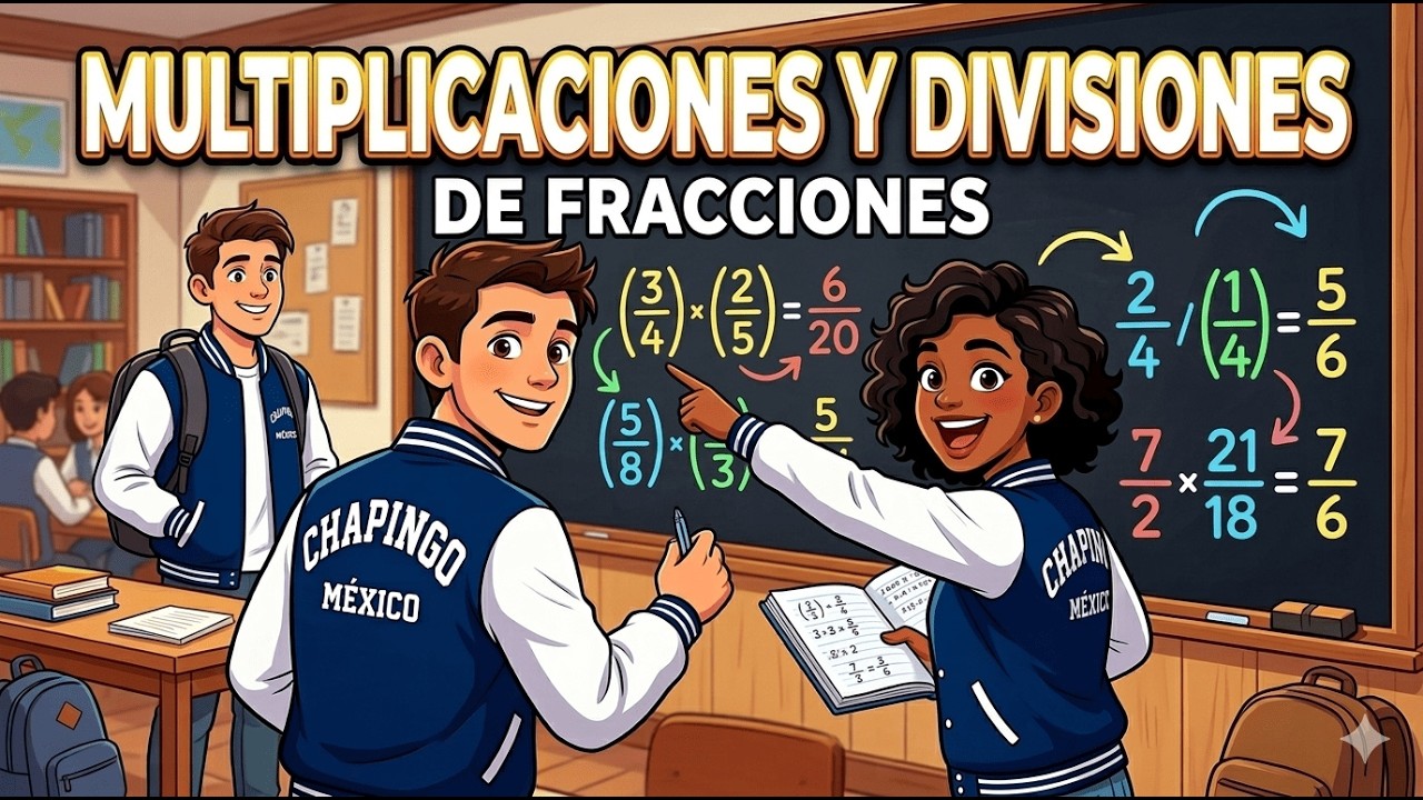 Matemáticas 10 | Multiplicación y división de fracciones