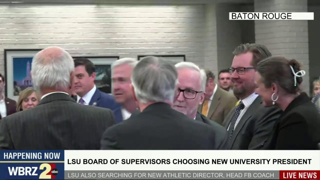 WATCH: LSU Board of Supervisors decide between three presidential finalists