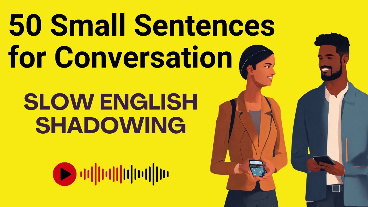 50 Small Talk Sentences You Need for Daily Conversations | English Speaking Practice & Shadowing