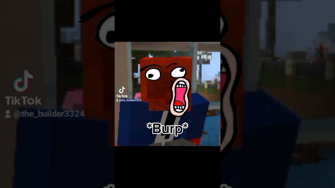 How do Asian people burp? #minecraft #memes #funny