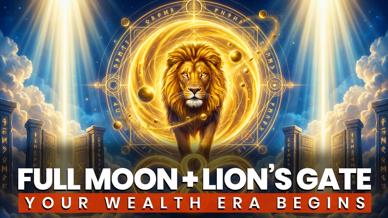 Full Moon + Lion's Gate Portal OPENS NOW: Step Into Abundance, 888 Hz Money Frequency