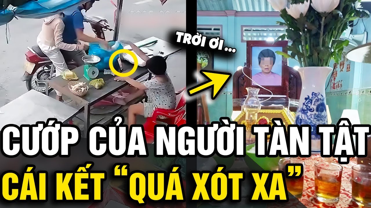 Cặp đôi dàn cảnh cướp điện thoại của 'NGƯỜI TÀN TẬT' và cái kết đau lòng | Tin Nhanh Official
