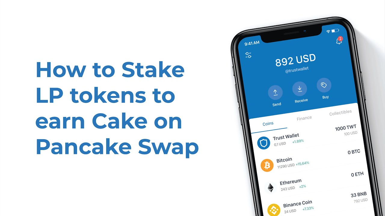 How to stake LP Tokens to earn CAKE on Pancake Swap desktop video