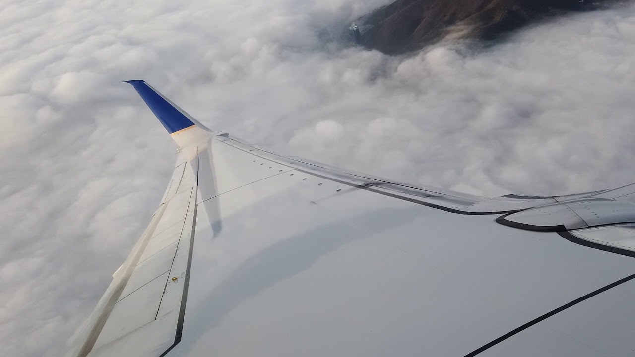 Foggy Morning SFO Takeoff | United 737-800 SFP | Sun Dogs