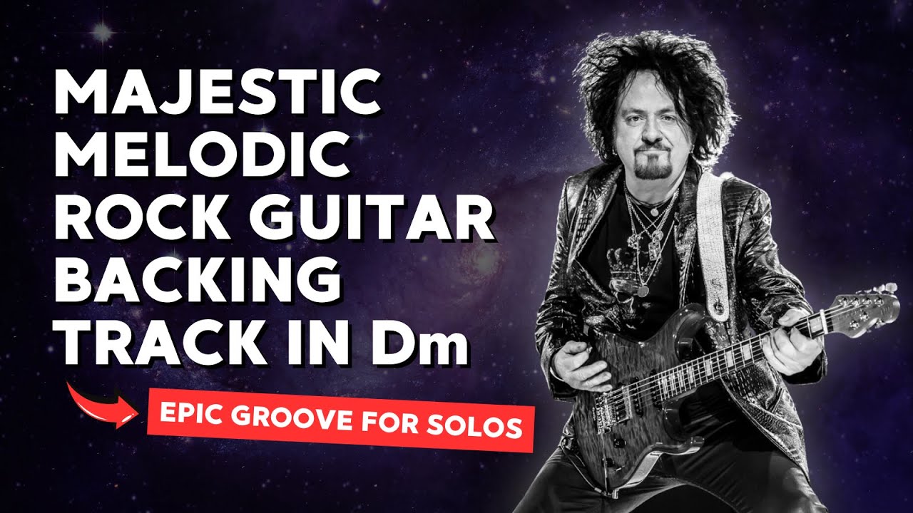 Majestic Melodic Rock Guitar Backing Track In D Minor #guitar