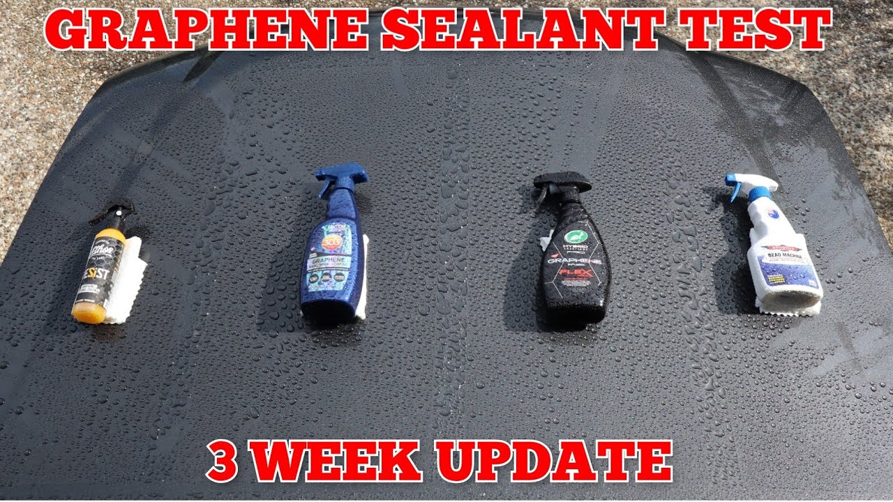 Graphene Sealant Test 3 Week Update | 303 vs Turtle Wax vs Ethos vs Bowden's Own
