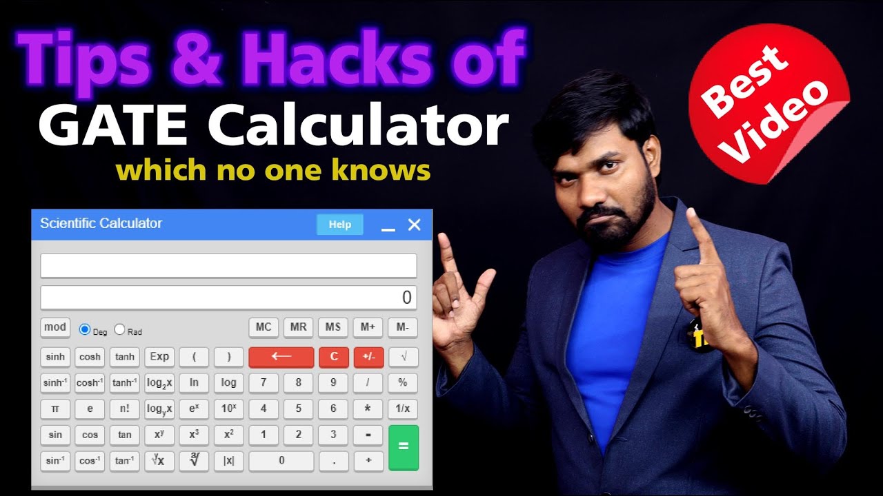 How to use GATE Calculator, Advanced Tips & Hacks | PiSquare Academy