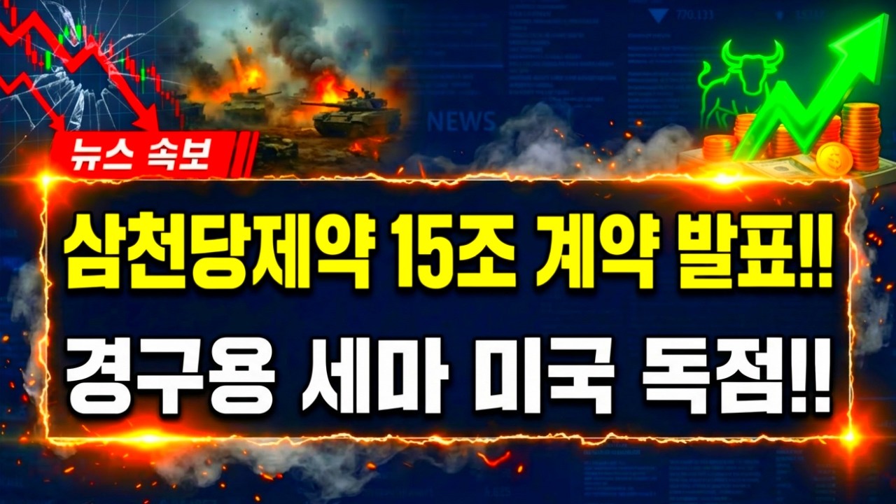 3분전 초대박 공시 터진 제약바이오 기업!? 삼천당제약 15조 계약 발표!! 경구용 세마글루타이드 미국 독점!! 하지만 추격 매수는 조심해야할 이유