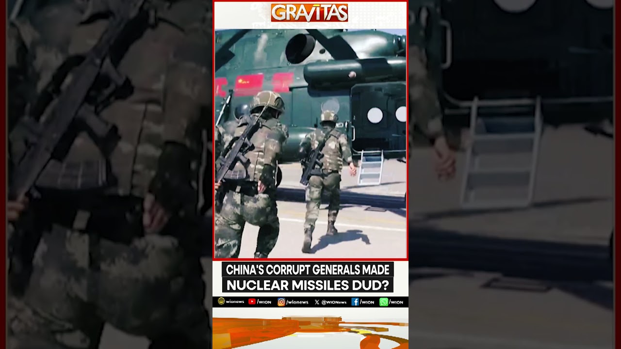 China's Corrupt Generals Made Nuclear Missiles Dud? | Inside PLA Purge | Gravitas Shorts