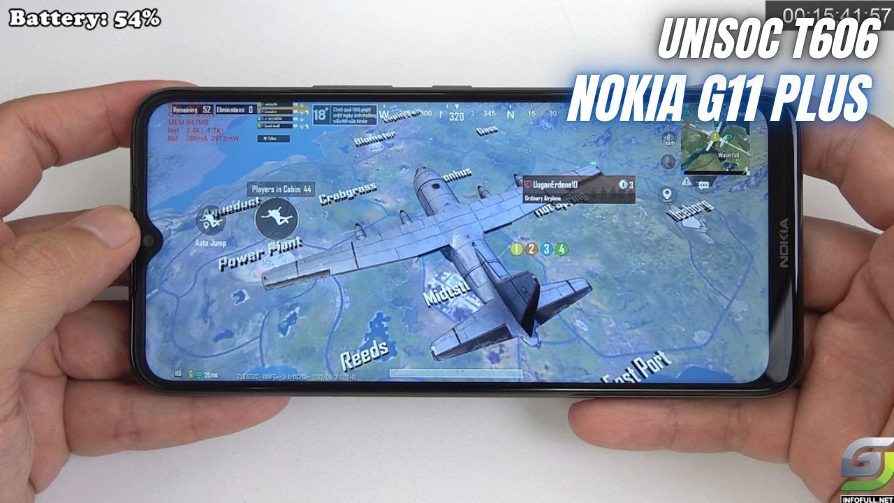 Nokia G11 Plus test game PUBG Mobile Max Setting