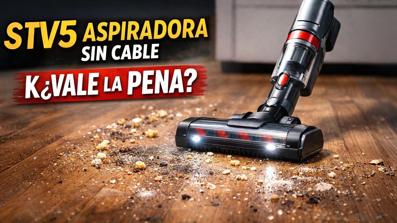 V5 Aspiradora sin Cable  ¿Merece la pena o es otra más del montón  Opinión Real