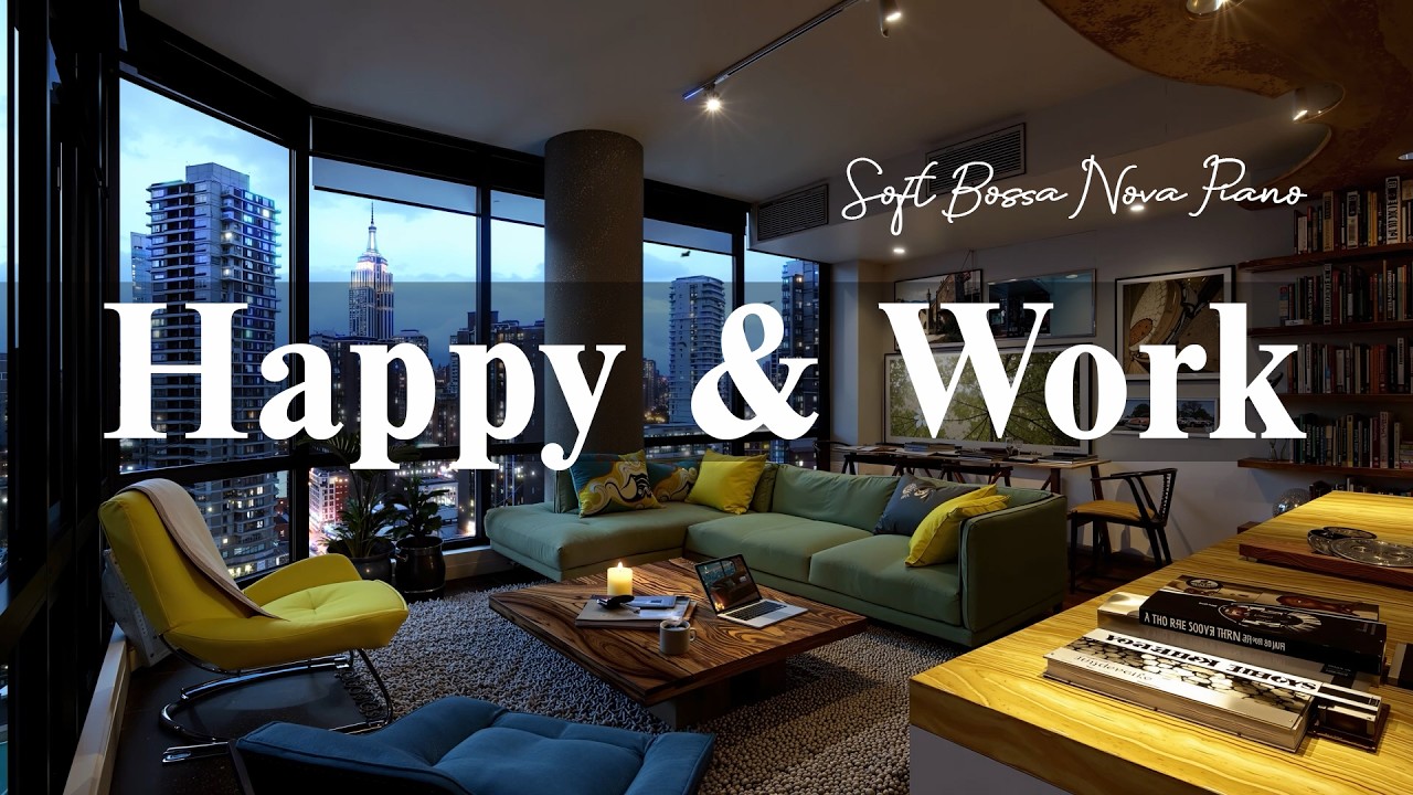 Happy March Work Jazz | Spring Morning Jazz Vibes & Soft Bossa Nova Piano for a Cozy Coffee Start