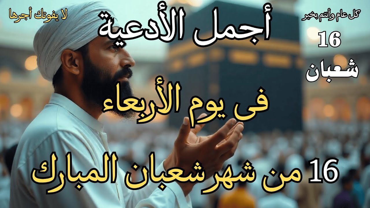 اجمل الادعية فى ليلة النصف من شهر شعبان المبارك لرفع البلاء وقضاء الحوائج وجلب الرزق🤲