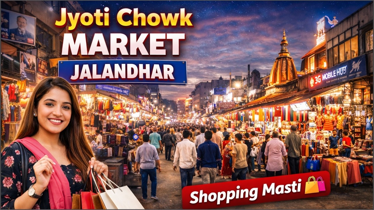 Jalandhar ka Jyoti Chowk&mdash;yahan milta hai sab kuch saste mein! 😱 2026 #jalandharjyotichowk #jalandhar