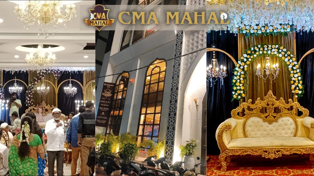 CMA Mahal Banquet Hall In Frazer Town, Bangalore Full Tour