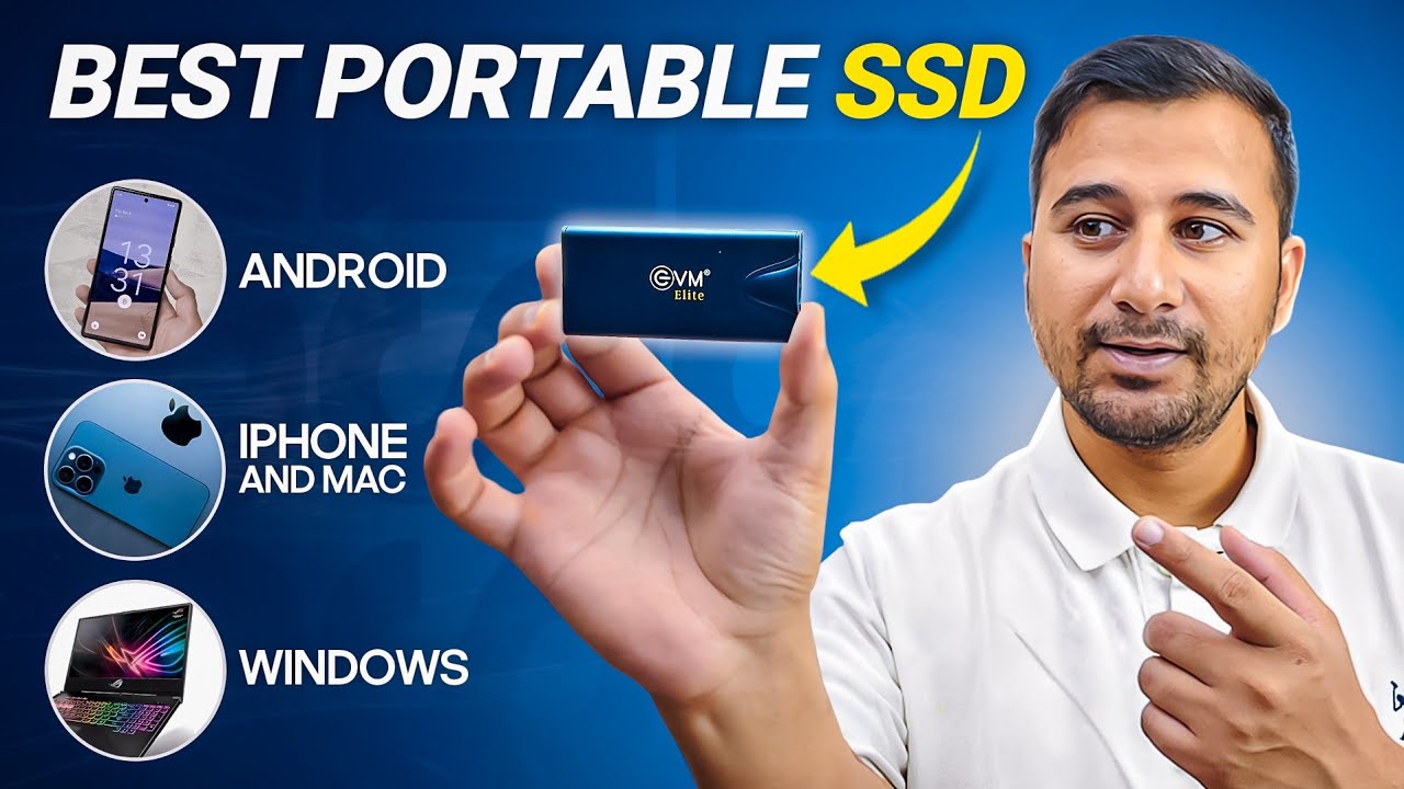 Slimmest Portable SSD Under Rs 5000 | EVM Elite EnSave Pro Review