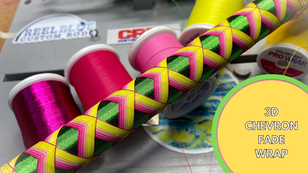 3D Four Color Chevron Fade Wrap: Custom Rod Building