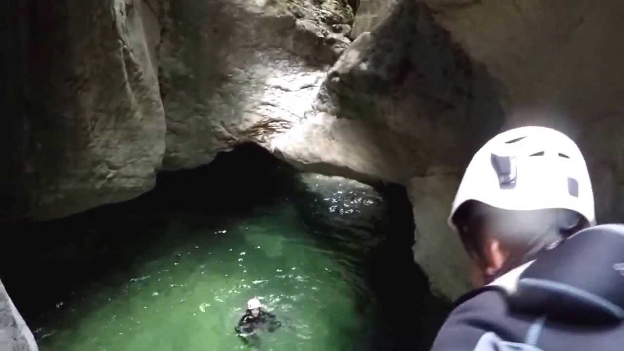 canyoning in Val Noana - Rio Neva
